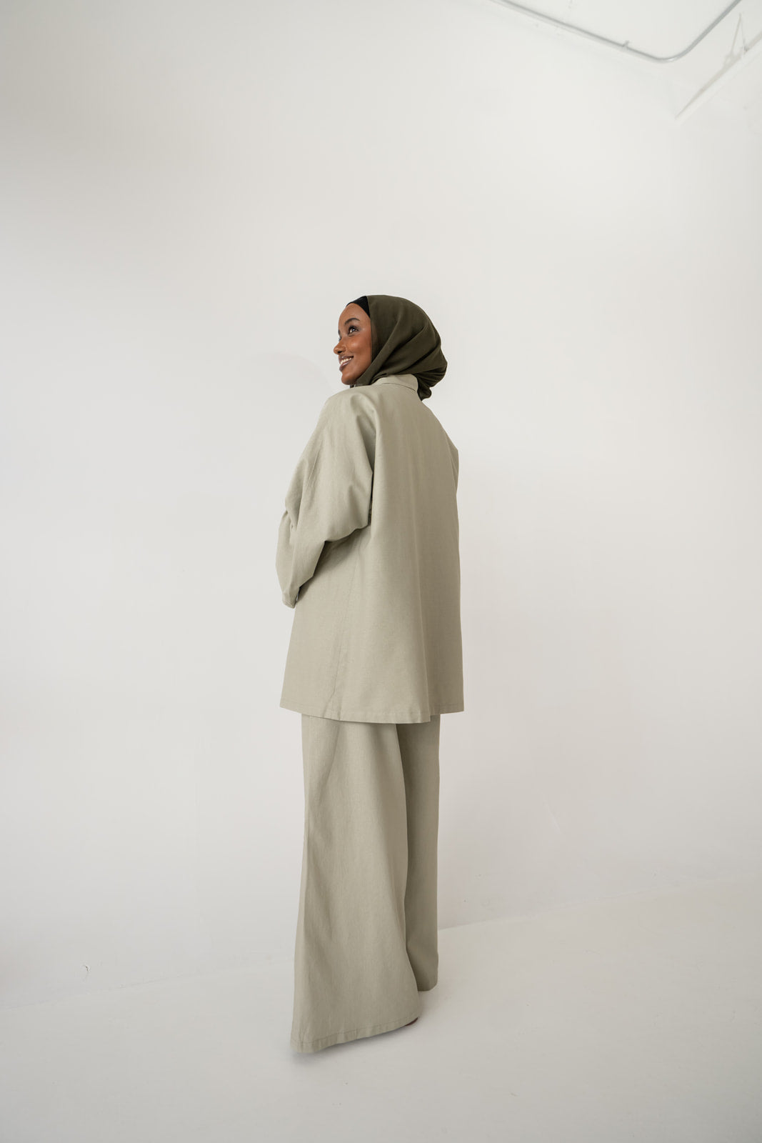 ENSEMBLE KIMONO  VERT SAUGE