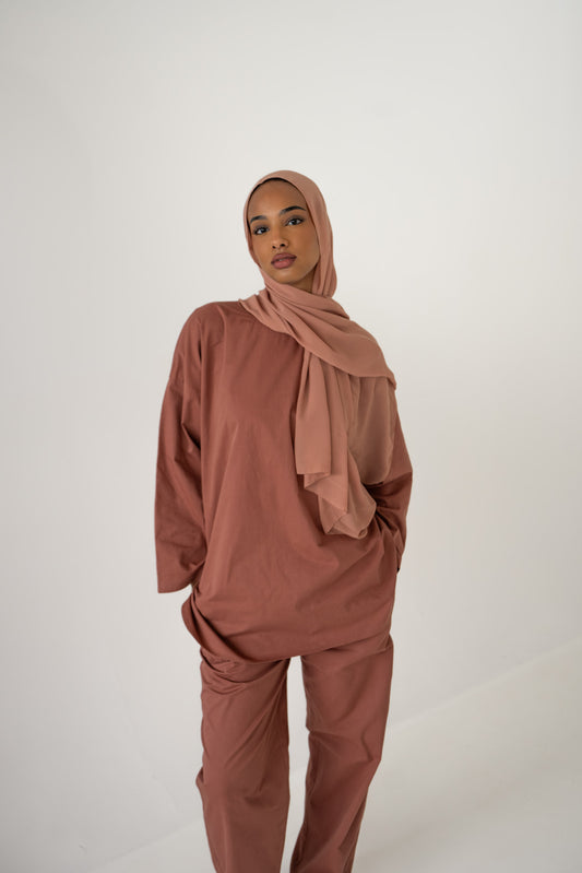ENSEMBLE ESSENTIEL  TERRACOTTA
