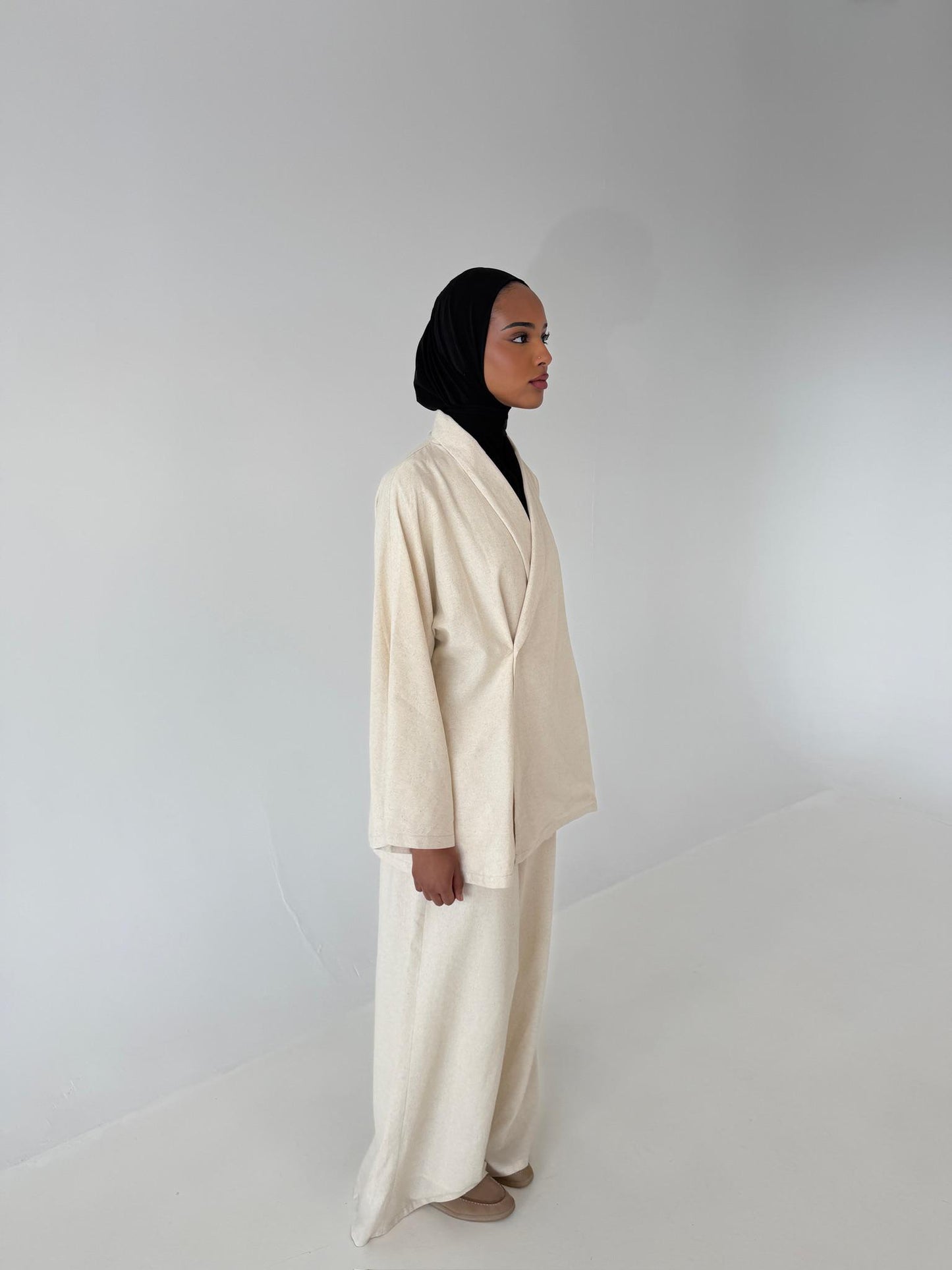ENSEMBLE KIMONO  BEIGE
